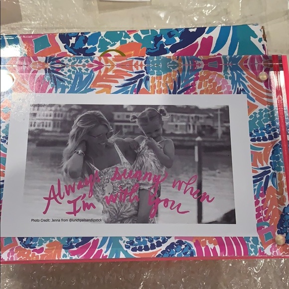 Lilly Pulitzer picture frame acrylic